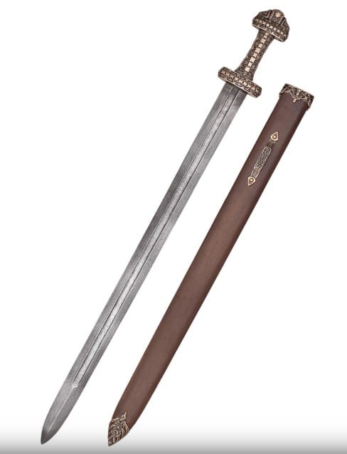 Epée Viking Ile de Eigg acier de Damas