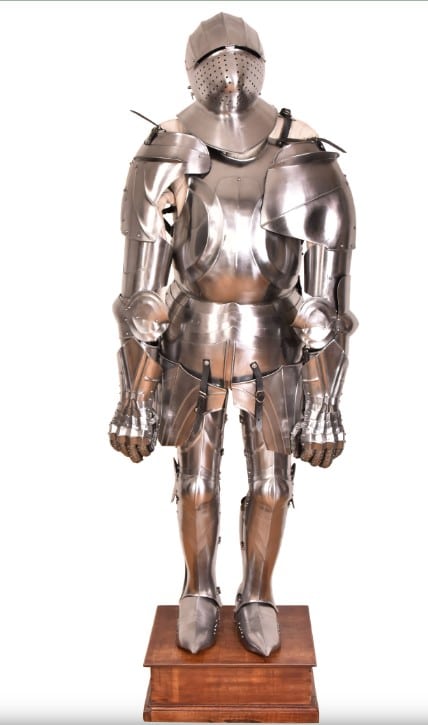 Armure de chevalier médiéval