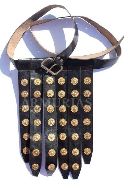 Ceinture de légionnaire cuir noir