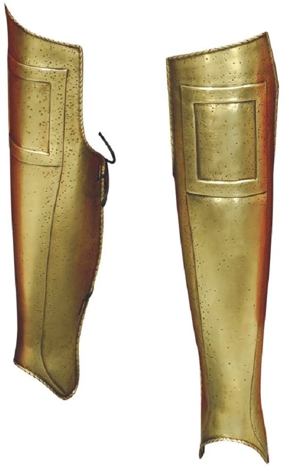 Jambières gréco-romaines finition laiton