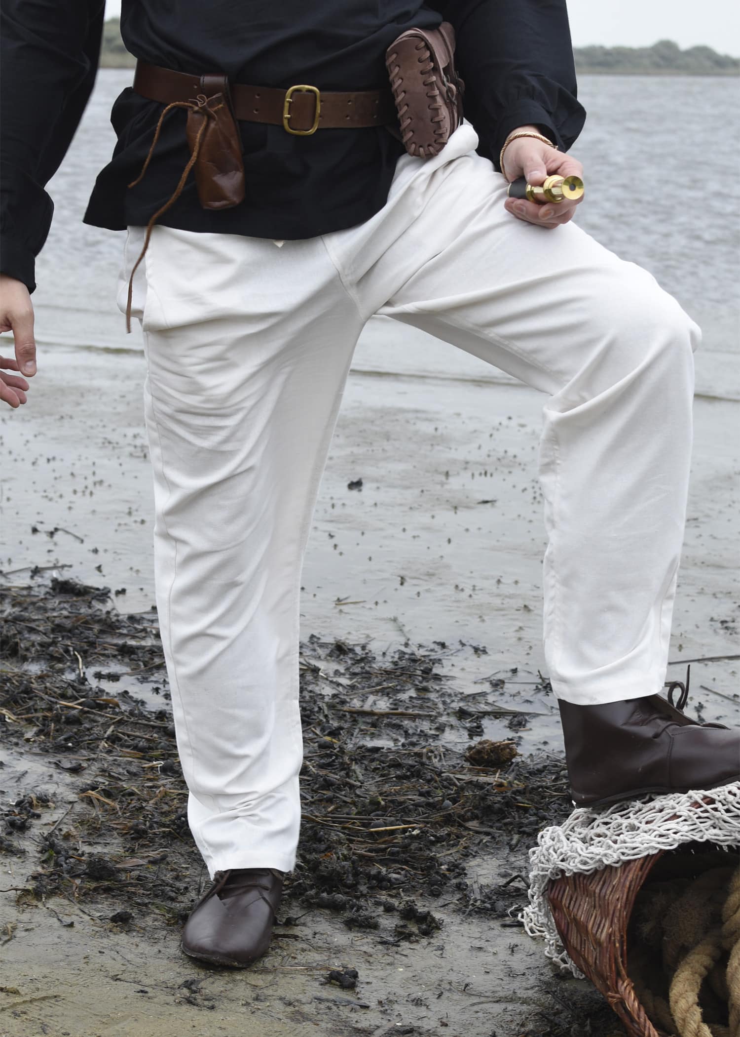 Pantalon médiéval Hagen naturel