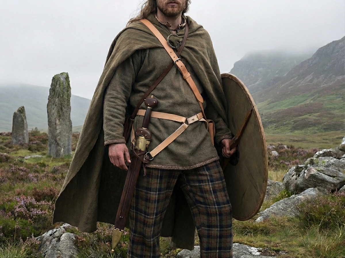 Porte-épée ceinture de suspension celte