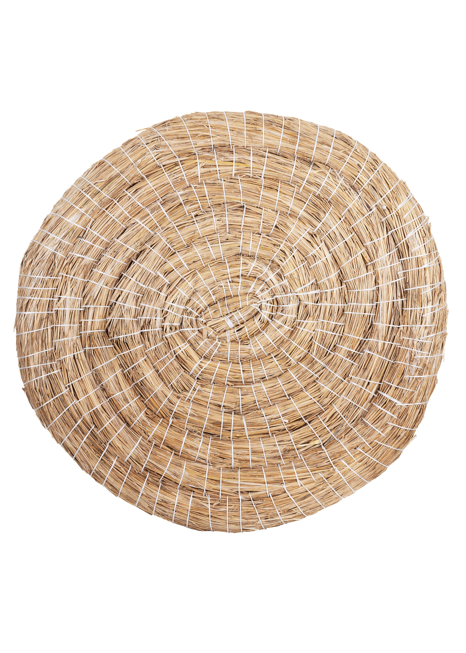 Cible d'archer traditionnelle, paille, ronde, diamètre 80 cm. Un article de tir à l'arc professionnel de petite taille et compact.