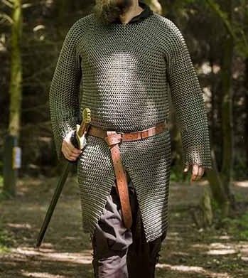 Cotte de maille Alaric acier naturel
