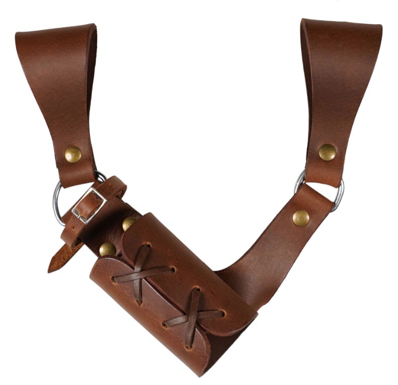 Porte-Épée en Cuir Véritable Ajustable